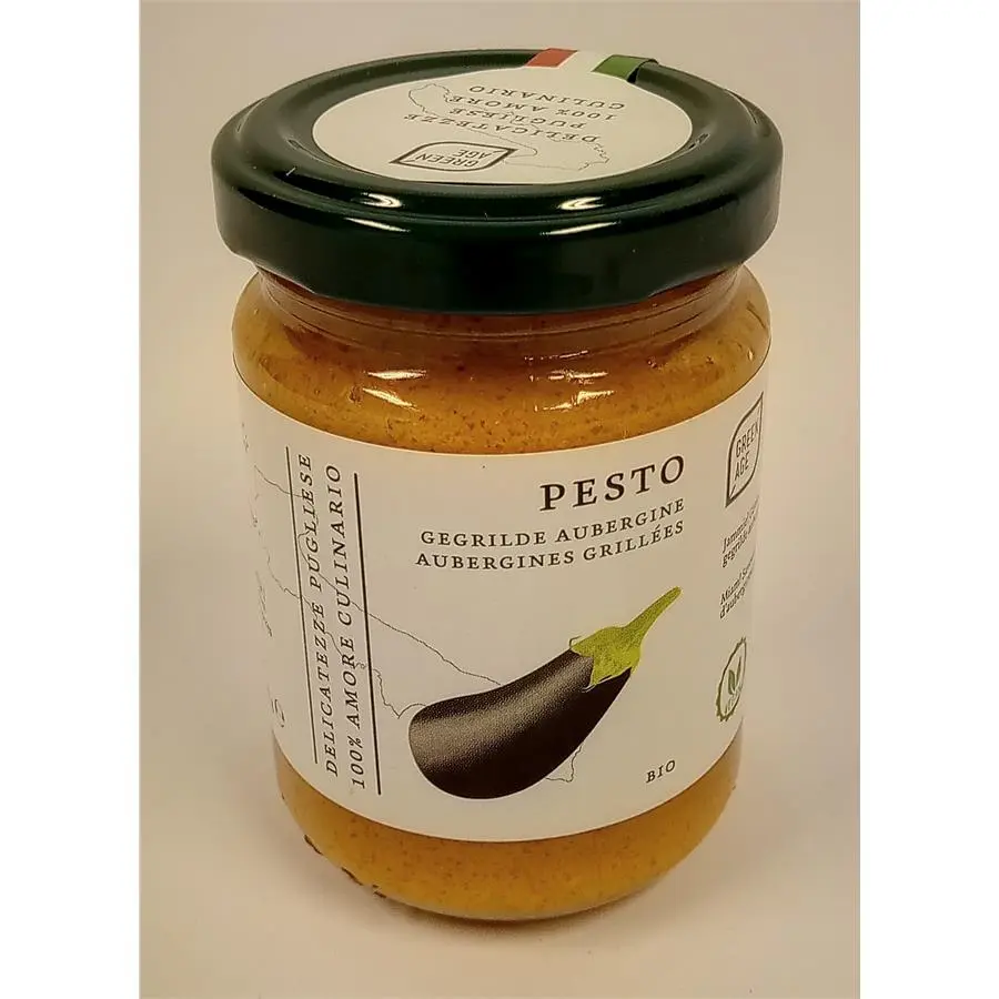 Pesto aubergines grillées 140g